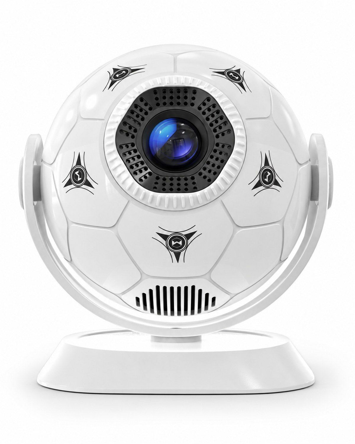 Miniprojektor Projektorland Orbit – 300 ANSI-lumen, Android 14, Wi-Fi, Bluetooth 5.4 och 35–135 tum