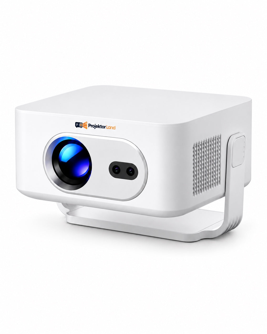 Projektorland Vista Max — vue du vidéoprojecteur avec logo, format portrait 4:5